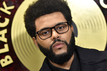 The Weeknd attends the Music in Action Awards Ceremony.