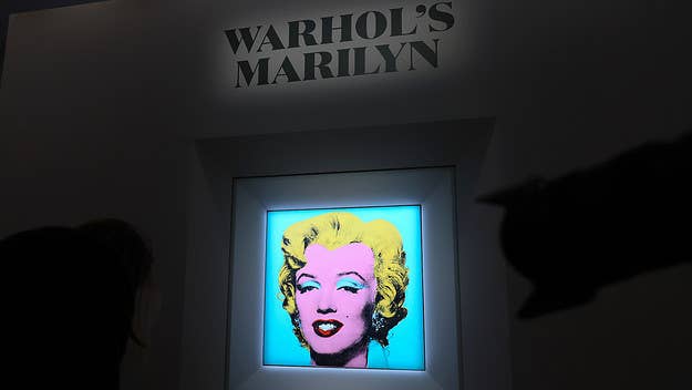 Andy Warhol's iconic portrait of Marilyn Monroe was sold on Monday at Christie's auction house in New York for a record-setting $195 million.
