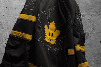 Toronto Maple Leafs x Justin Bieber's Drew House jersey reversed