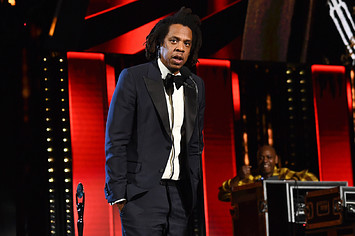 Jay Z at Rock and Roll Hall Of Fame Induction Ceremony