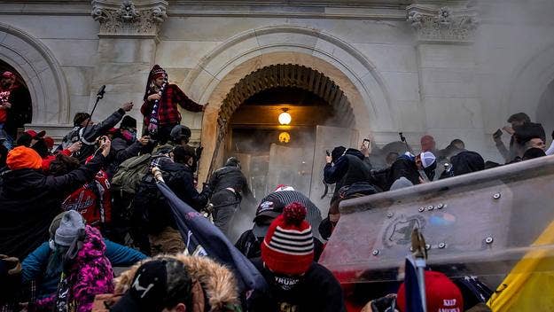 A man was arrested over his alleged role in the Jan. 6, 2021 insurrection after one of his college fraternity brothers tipped off the FBI about a Facebook post.