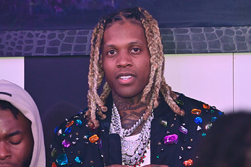 Lil Durk attends Lil Durk Concert after party at Gold Room on April 20, 2022