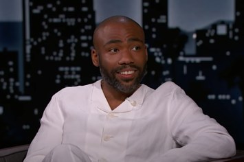 Donald Glover speaks with Jimmy Kimmel