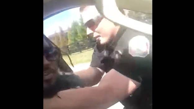 Delane Gordon was making a DoorDash delivery on March 10 when he was pulled over by an officer in Collegedale, Tennessee in an incident captured on video.