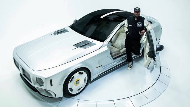 The Black Eyed Peas member infused the one-off vehicle with key elements from the Mercedes-AMG G-Class as well as features from the iconic SLS Gullwing.