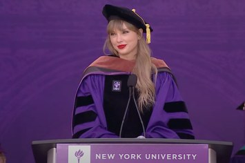 Taylor Swift speaks at NYU commencement
