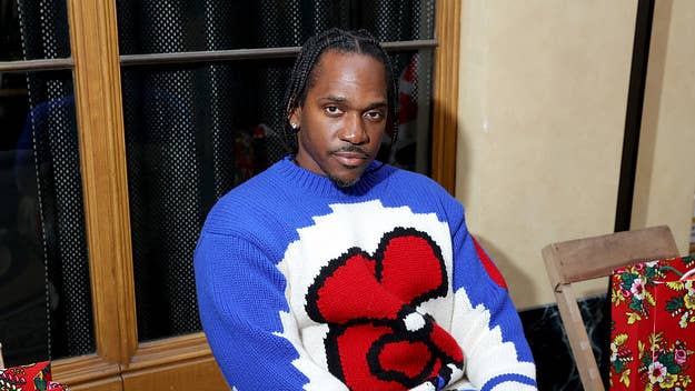 Pusha-T's new album 'It's Almost Dry' was released on Friday and features the deeply personal, Pharrell-produced opening track "Brambleton."