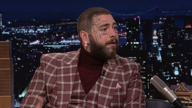While discussing his upcoming album and 'SNL' appearance on 'Fallon,' Post Malone detailed the tattoos he and the Kid Laroi gave each other in the studio.