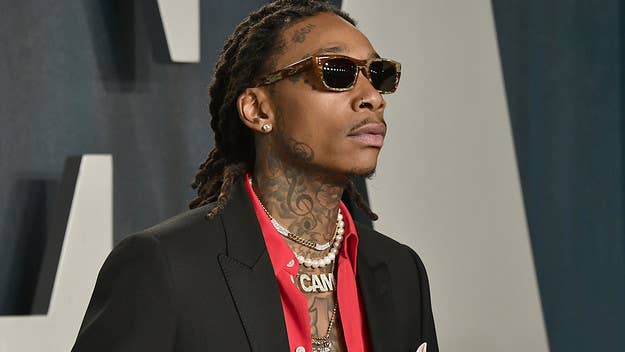 Wiz Khalifa jokingly gave a warning to anyone thinking of walking onstage and trying to slap him like Will Smith did to Chris Rock at the Oscars.