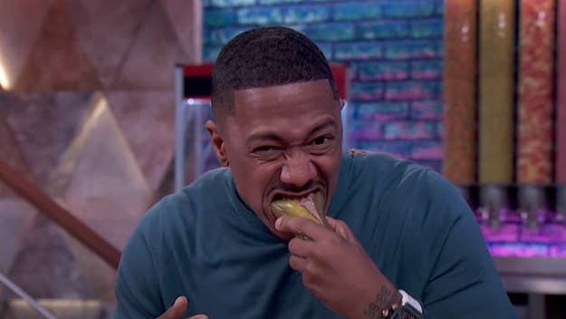 Nick Cannon said on his talk show that he's been a longtime admirer of the "Snickle," a Snickers sandwiched between a split pickle, before eating the combo.