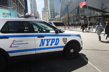 NYPD patrol car photographed in New York City
