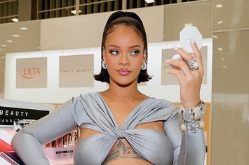 Rihanna celebrates the launch of Fenty Beauty at ULTA Beauty