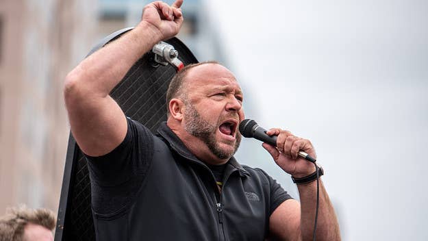 The conspiracy theorist and InfoWars personality is facing multiple lawsuits in connection with false hoax claims he made about the 2012 shooting.