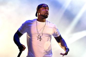 Rapper Young Buck of G-Unit performs at the 10th annual Wine Amplified festival at the Las Vegas Village