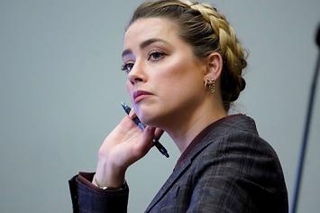 Amber Heard in court on May 2