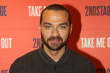 Jesse Williams poses at a photo call