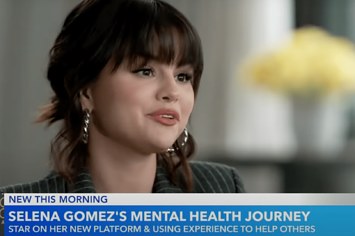 Selena Gomez during a 'GMA' interview