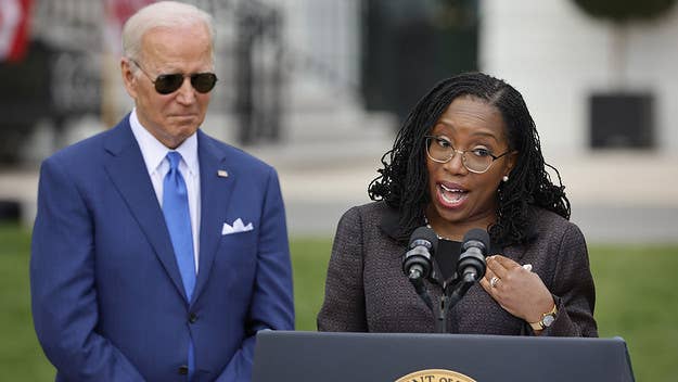 Ketanji Brown Jackson on Friday delivered an emotional speech at the White House in celebration of her historic confirmation to the Supreme Court.