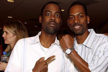Chris Rock and Tony Rock are pictured together at an event