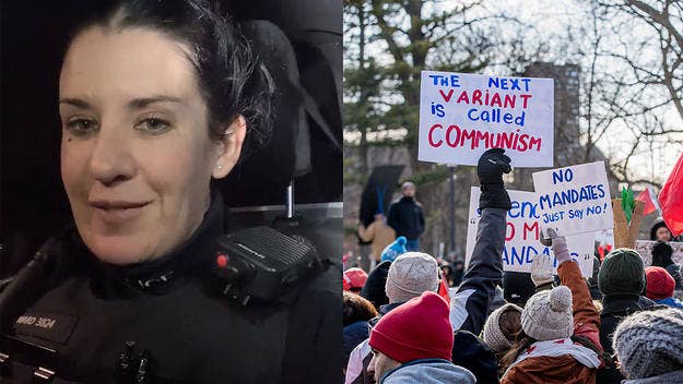 A Durham, Ontario region police officer is now  facing disciplinary charges for a video she posted online in support of the “Freedom Convoy” while in uniform.