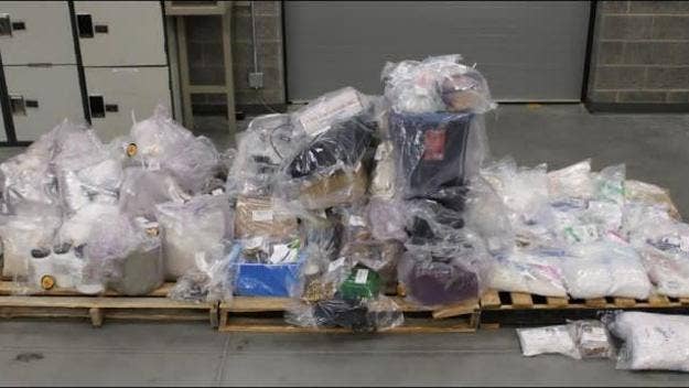 Two men have been charged after police seized more than $5.7 million worth of drugs from ‘sophisticated’ methamphetamine, fentanyl, and cocaine home lab.