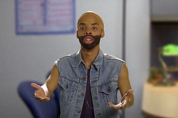 Earl Sweatshirt impersonating Joe Budden in a 2014 episode of 'Loiter Squad'