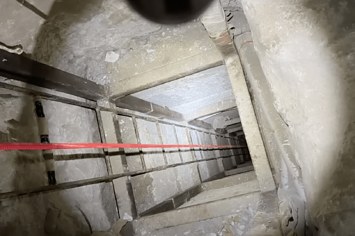 Image of the alleged drug smuggling tunnel