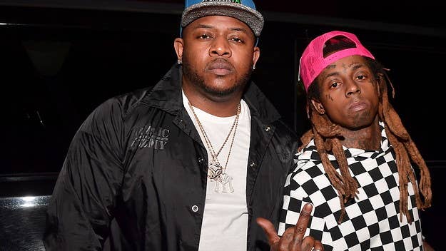During an interview on 'It's Tricky with Raquel Harper,' Gillie da Kid claimed Lil Wayne appeared shook when the two ran into each other at an event.