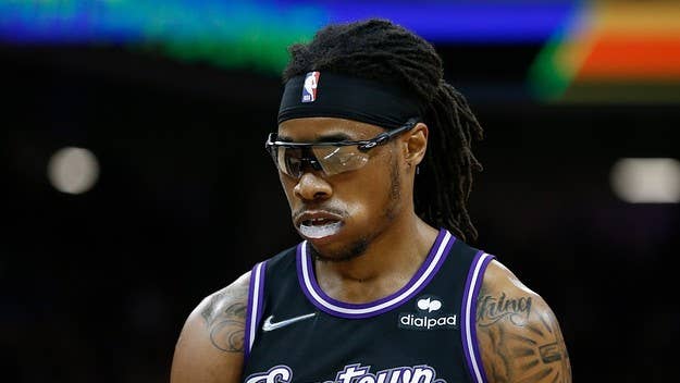 Sacramento Kings center Richaun Holmes has been accused of abusing his six-year-old son, which he denied in a series of since-deleted tweets.
