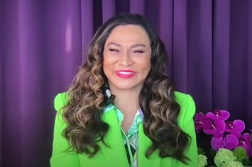 Tina Knowles-Lawson appears on the 'Tamron Hall Show.'