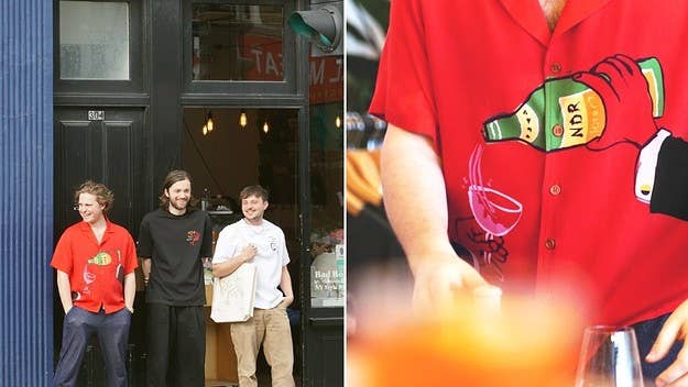 lorenz has linked up with London-based record store and wine bar Next Door Records for a collection inspired by the slow-sipping nature of the London summer.