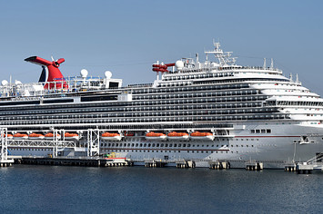 Carnival Cruise ship as seen in central Florida