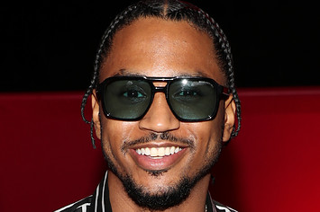 Trey Songz attends the World's Largest Pizza Festival.