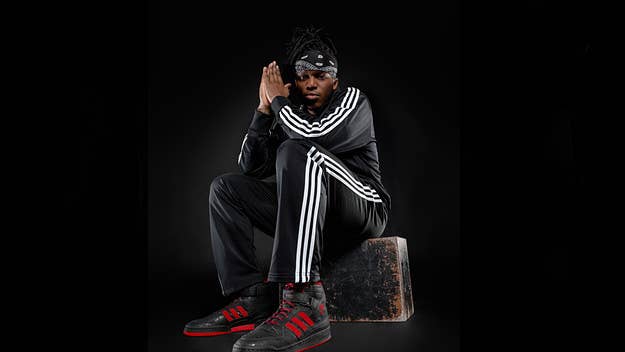 adidas Originals and KSI have just linked up to drop a limited-edition iteration of the Three Stripes’ iconic 1980’s Forum silhouette – the Forum Hi KSI.
