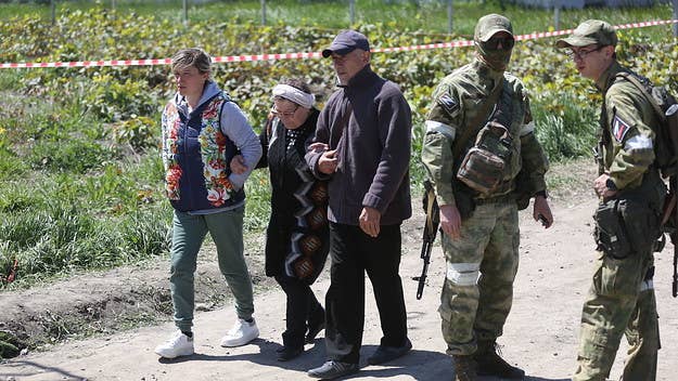 More than 300 civilians were evacuated from a steel mill in Mariupol, Ukraine, on Saturday, following an ongoing Russian assault at the plant.