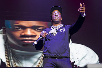 Yo Gotti performs during the CMG Takeover Tour at Little Caesars Arena.