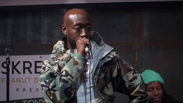 The rapper made the hilarious comments while trying out some stand-up, telling the controversial host, "They was coming there to f*ck you up, man."