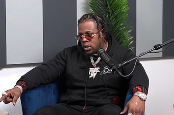 Rowdy Rebel as a guest on DJ Akademiks' 'Off the Record' podcast.