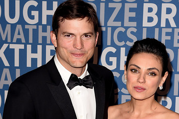 Ashton Kutcher and Mila Kunis attend the 6th Annual Breakthrough Prize at NASA Ames Research Center