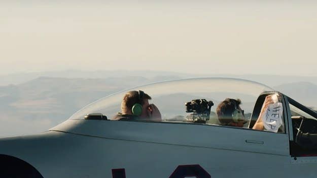 To mark this week's release of 'Top Gun: Maverick,' Tom Cruise returns to 'Late Late Show' to further torment host James Corden with more sky stuff.