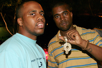 Consequence and Kanye West in 2005