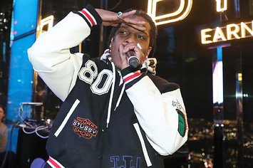 ASAP Rocky onstage in NYC