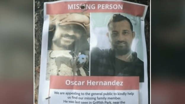 Oscar Alejandro Hernandez, 29, was first reported missing on March 16 before his body was discovered in Griffith Park with his dog on Thursday.
