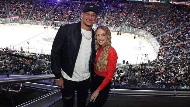 Patrick Mahomes and his high school sweetheart, Brittany Matthews have gotten married. The couple share a one-year-old daughter, Sterling Skye.