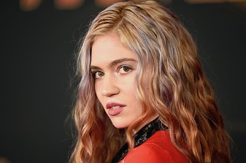 Grimes (Claire Elise Boucher) attends the world premiere of "Captain Marvel" in Hollywood