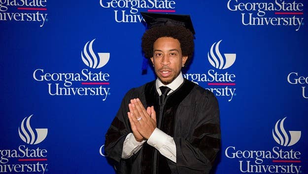 The Grammy award-winning artist was presented with the degree Wednesday, when he delivered a commencement address to 800 master’s degree recipients.