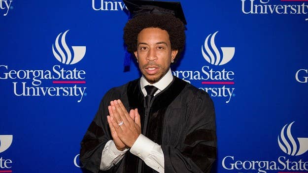 The Grammy award-winning artist was presented with the degree Wednesday, when he delivered a commencement address to 800 master’s degree recipients.