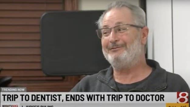 Tom Jozsi was initially told he had swallowed the tool while at the dentist's office; however, a CT scan later revealed he had inhaled it deep into his lung.