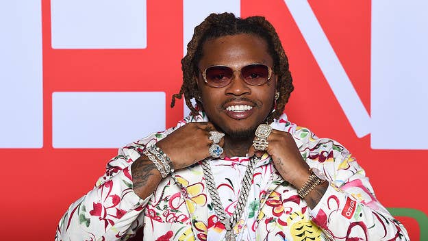 In case anyone still isn’t aware of what “P” is, Gunna is making sure to push the iconography by marking it across different parts of his body.