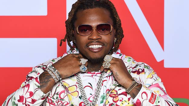 In case anyone still isn’t aware of what “P” is, Gunna is making sure to push the iconography by marking it across different parts of his body.